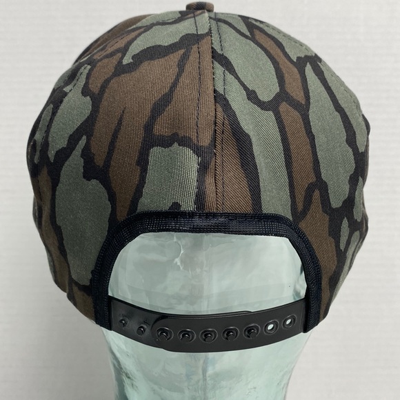 Vintage Good Year Trebark Camo Trucker Snapback Hat - Picture 4 of 7